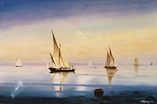 Aivazovsky Yelkenli   90 x 60